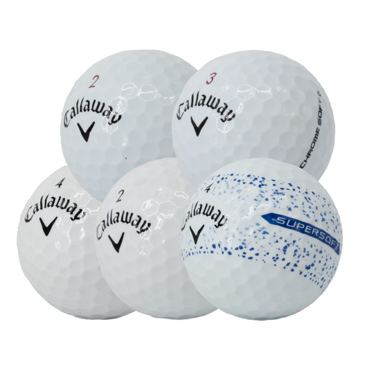 Mixed White Callaway Golf Balls